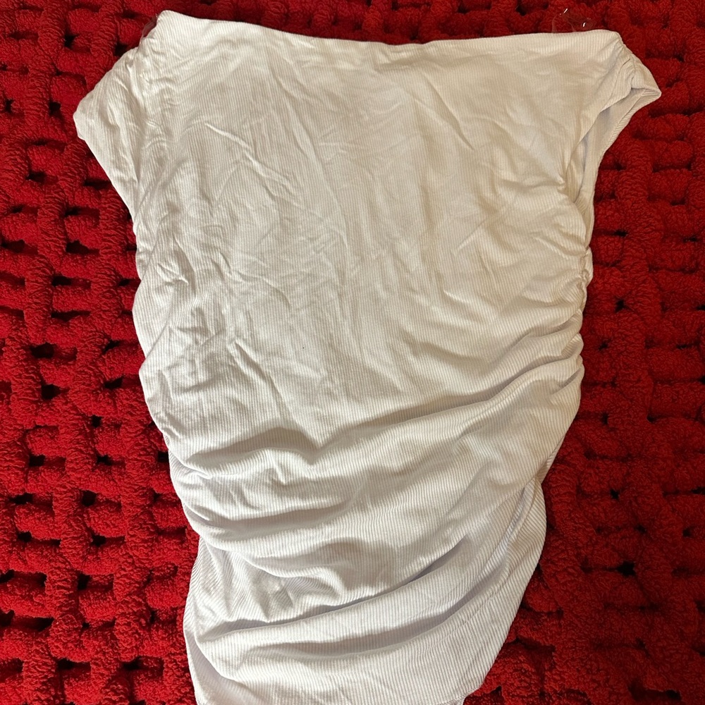 Cotton On White Ribbed Top